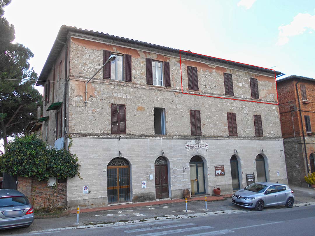 Aste   Abitazione di tipo popolare  - 2 appartamenti ad Asciano in località Arbia - Lotto 2