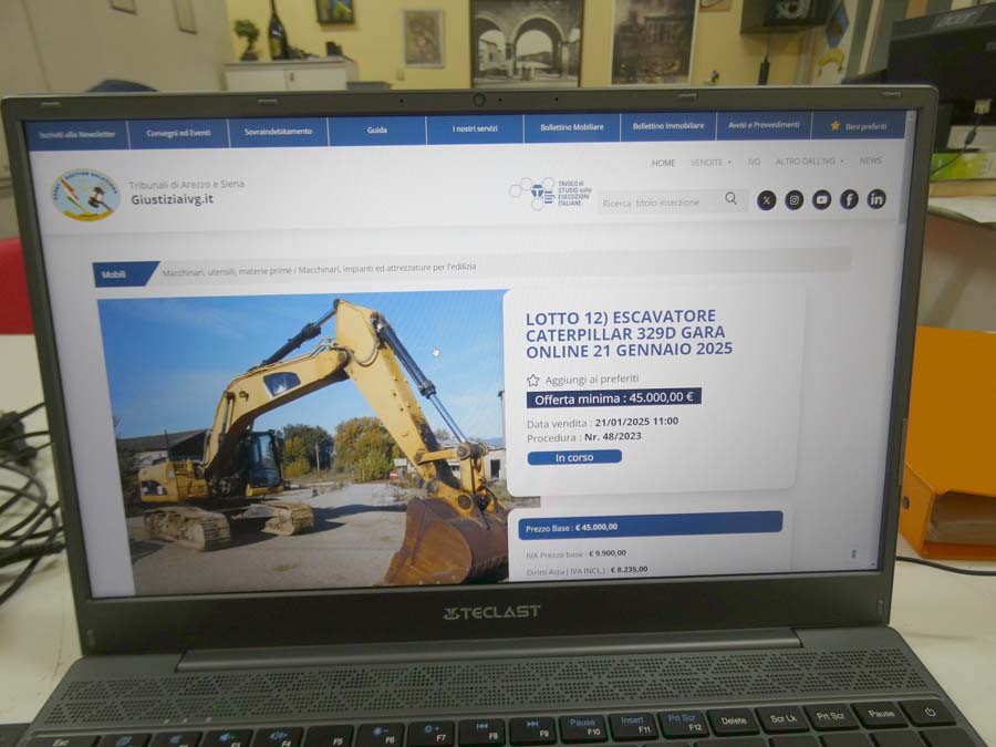 Aste   Computer e attrezzatura informatica  - Lotto 4) PC portatile Teclast   GARA ONLINE 4 DICEMBRE 2025 2025