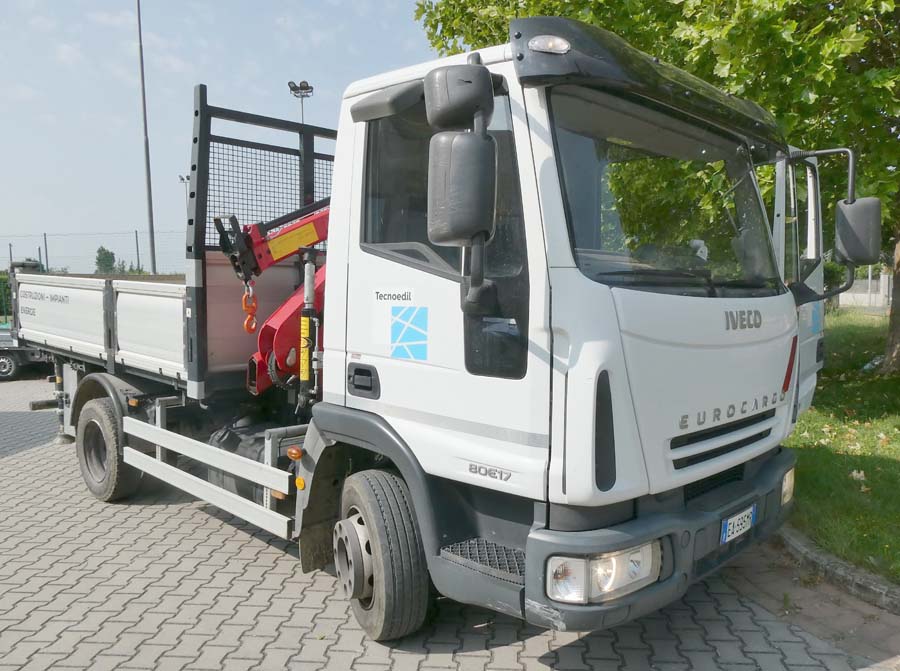 Aste   Automezzi commerciali  - Autocarro Iveco EuroCargo 80E17 con gru del 2024   GARA ONLINE 4 DICEMBRE 2025