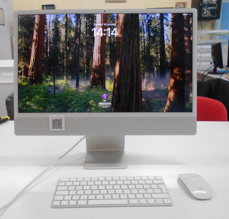 Aste   Computer e attrezzatura informatica  - Lotto 5) Desktop Apple 24'' iMac Anno 2021   GARA ONLINE 26 NOVEMBRE 2025