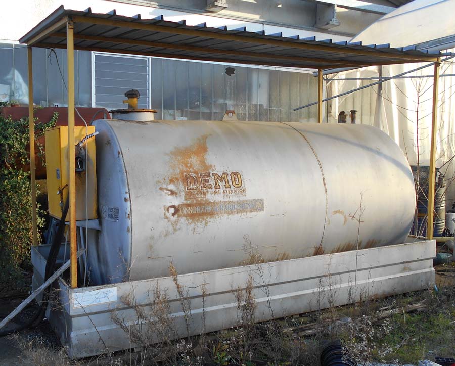 Aste   Attrezzature industriali  - Lotto 19) Cisterna per gasolio 9000 lt   GARA ONLINE 27 GENNAIO 2026